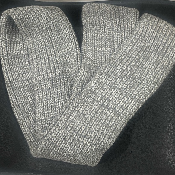 NWOT: Hand Knit Wool Scarf Double Layered  56” x 4-1/2”  NEW UNISEX - Picture 11 of 11